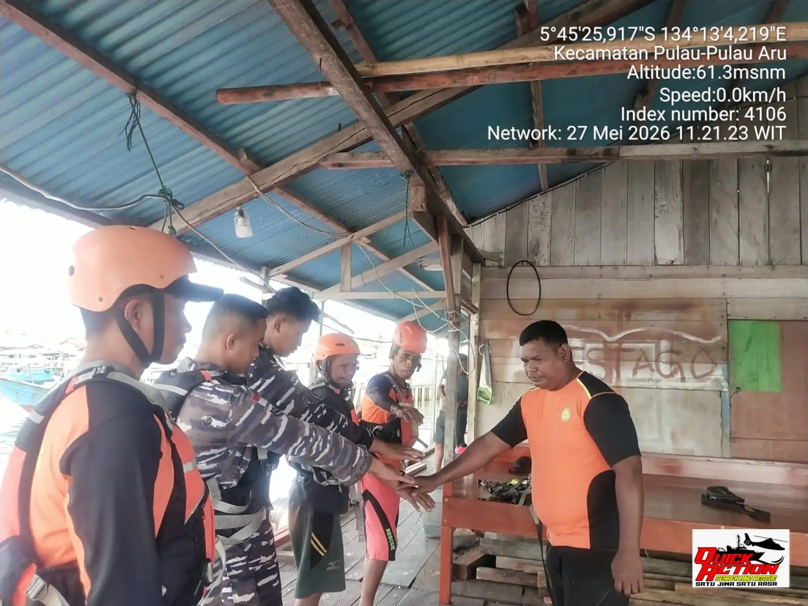Patah Kemudi Dan Terombang-ambing di Laut Aru, Kapal Nelayan Berpenumpang 5 Orang Berhasil Diselamatkan