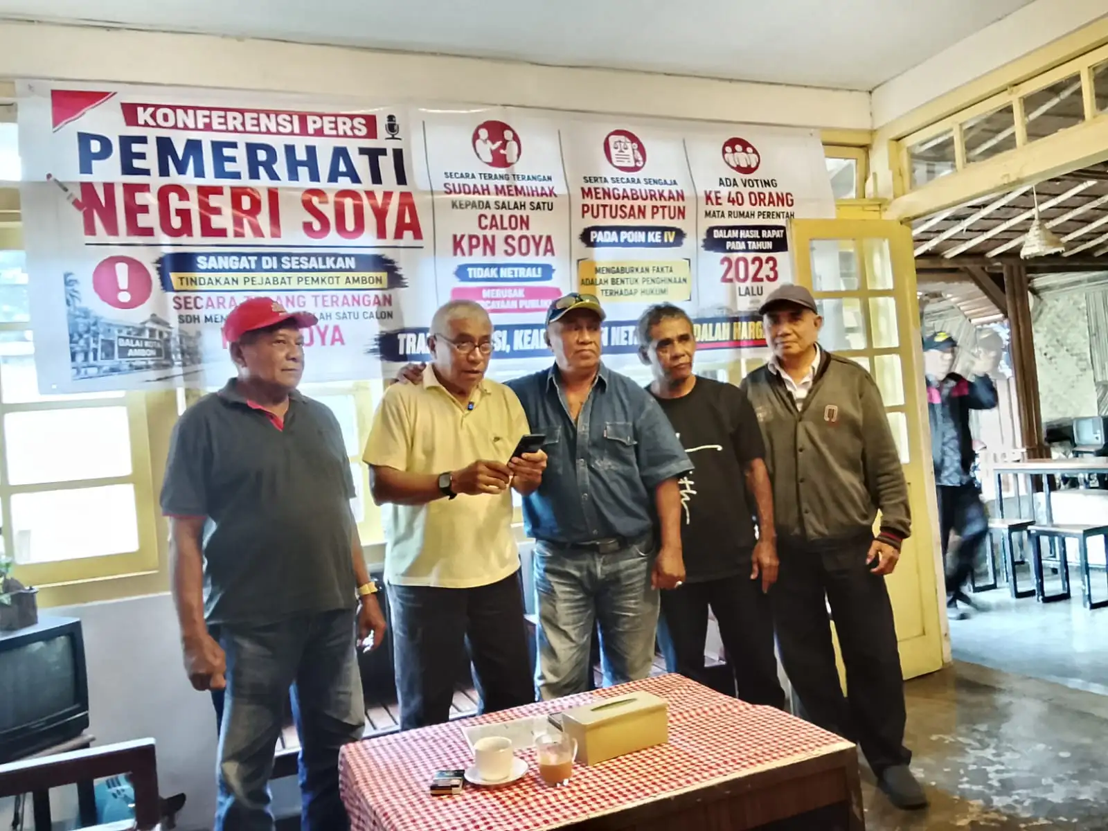 Abai Putusan Mahkamah Agung, Pemerhati Negeri Soya Beri Ultimatum: 7 Hari Atau Demo Besar di Balai Kota