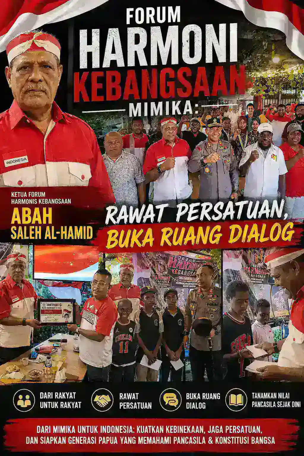 Forum Harmoni Kebangsaan Mimika: Rawat Persatuan, Buka Ruang Dialog