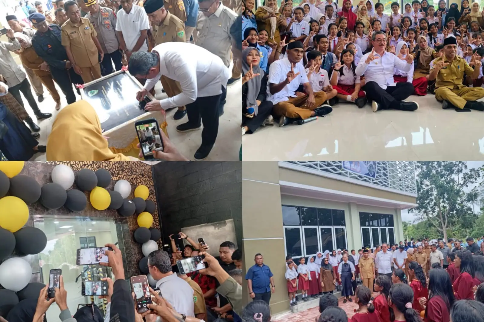 Disambut Ukulele, Gubernur Maluku Resmikan Gedung Perpustakaan Umum Daerah di Tual