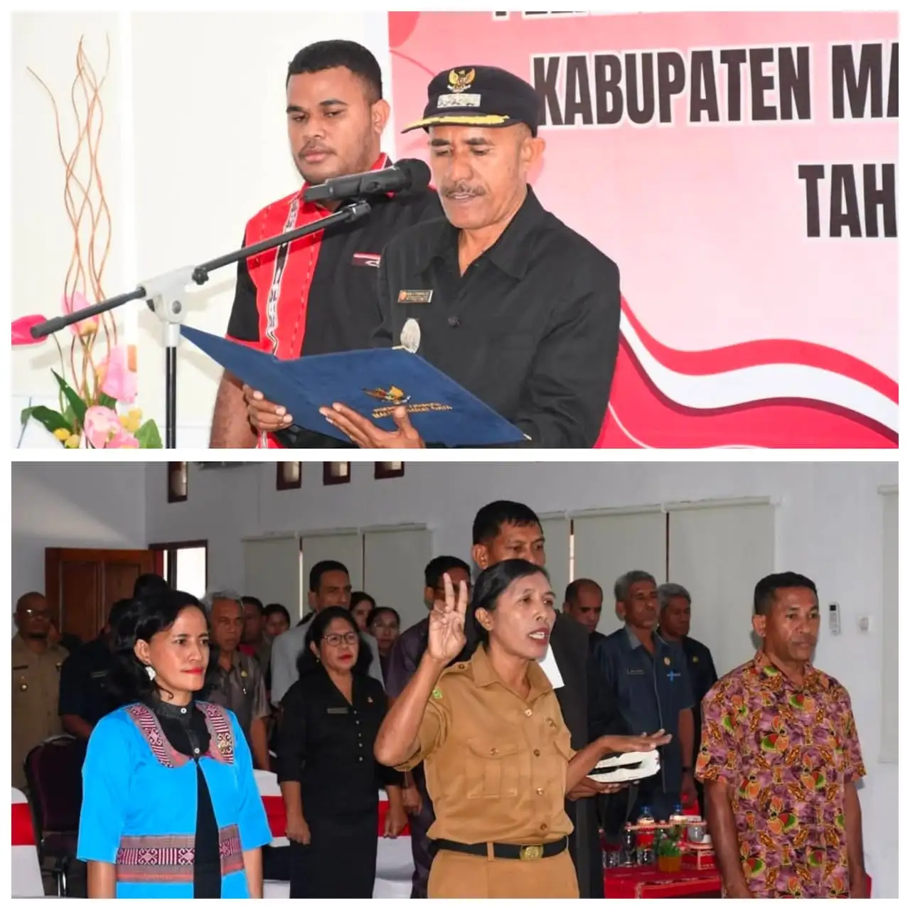 LANTIK PENJABAT KEPALA DESA PATTI, BUPATI MBD TEGASKAN PENTINGNYA TATA KELOLA PEMERINTAHAN DESA YANG TRANSPARAN DAN BERINTEGRITAS