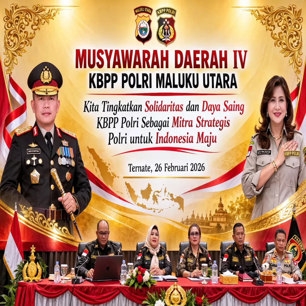 Musda KBPP Polri Maluku Utara Ricuh, Tuduhan “Resor Siluman” Bayangi Pemilihan Ketua