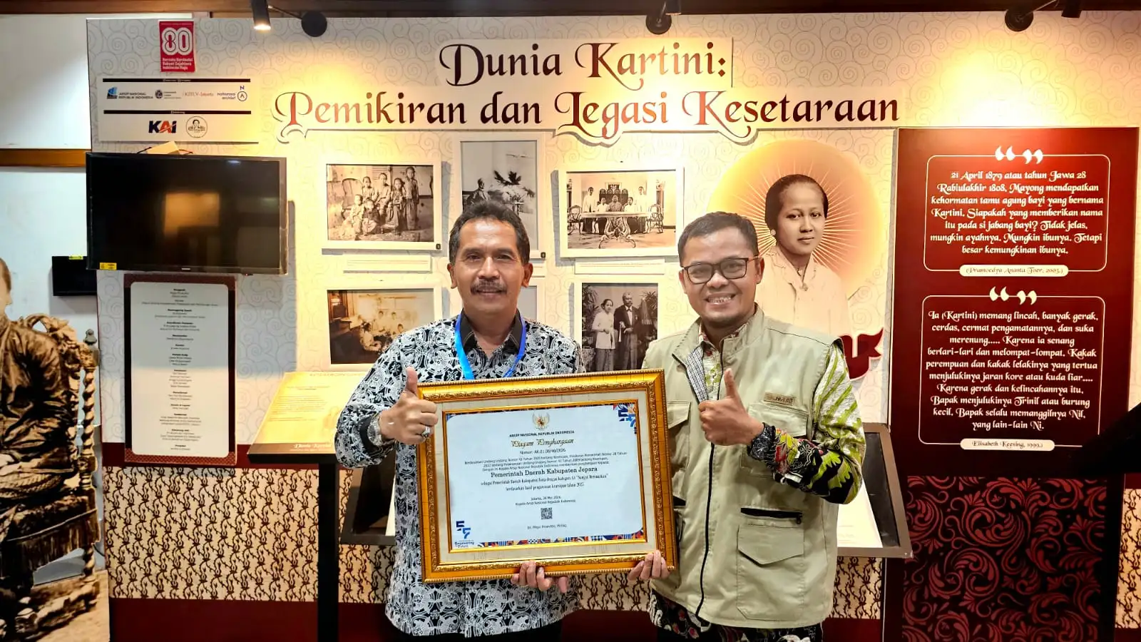 Pemkab Jepara Sabet Predikat AA Nasional, Bukti Tata Kelola Kearsipan Masuk Kelas Unggul