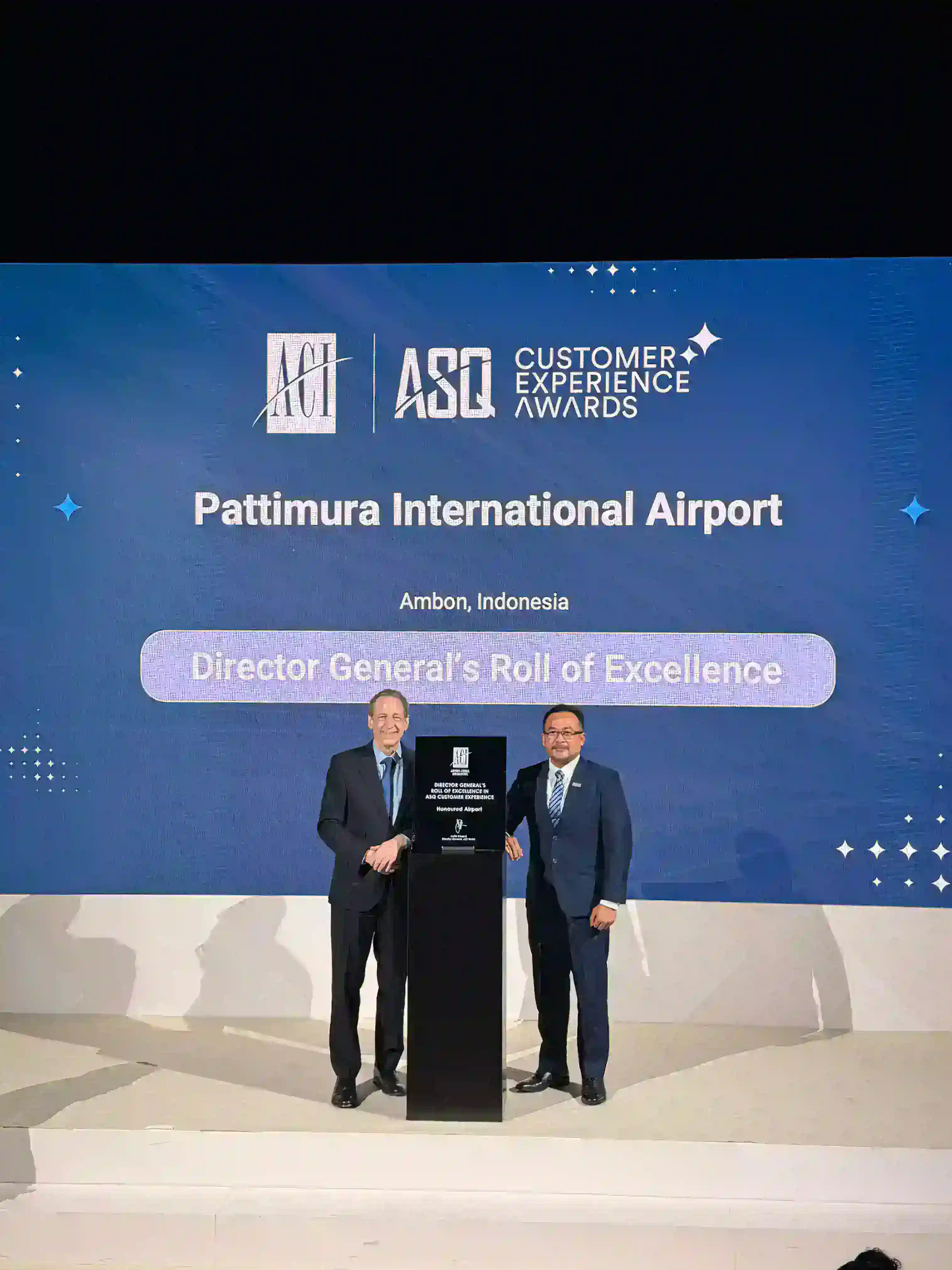 5 (LIMA) TAHUN BERTURUT-TURUT: BANDARA PATTIMURA AMBON KEMBALI RAIH PREDIKAT BANDARA TERBAIK DI ASIA PASIFIK PADA ACI ASQ AWARDS 2026