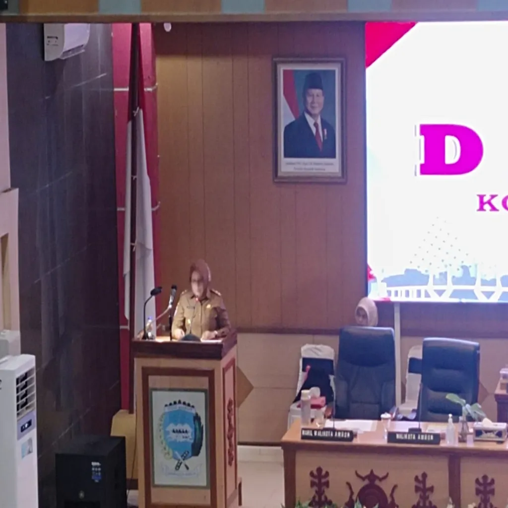 Hadiri Rapat Paripurna, Wawali Sampaikan Rancangan KUA-PPAS 2026