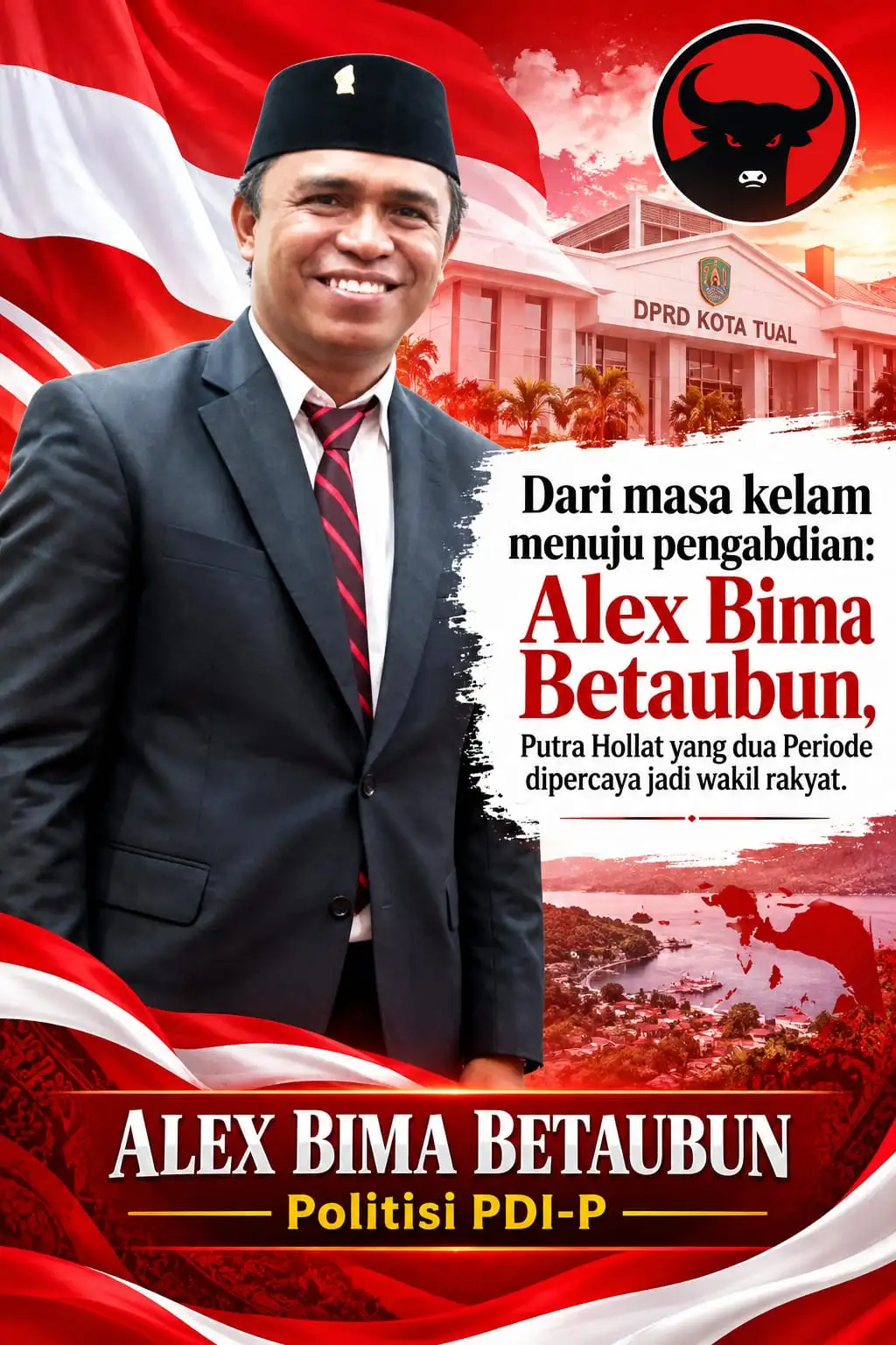 Dari Masa Kelam Menuju Pengabdian: Alex Bima Betaubun, Putra Hollat yang Dua Periode Dipercaya Jadi Wakil Rakyat