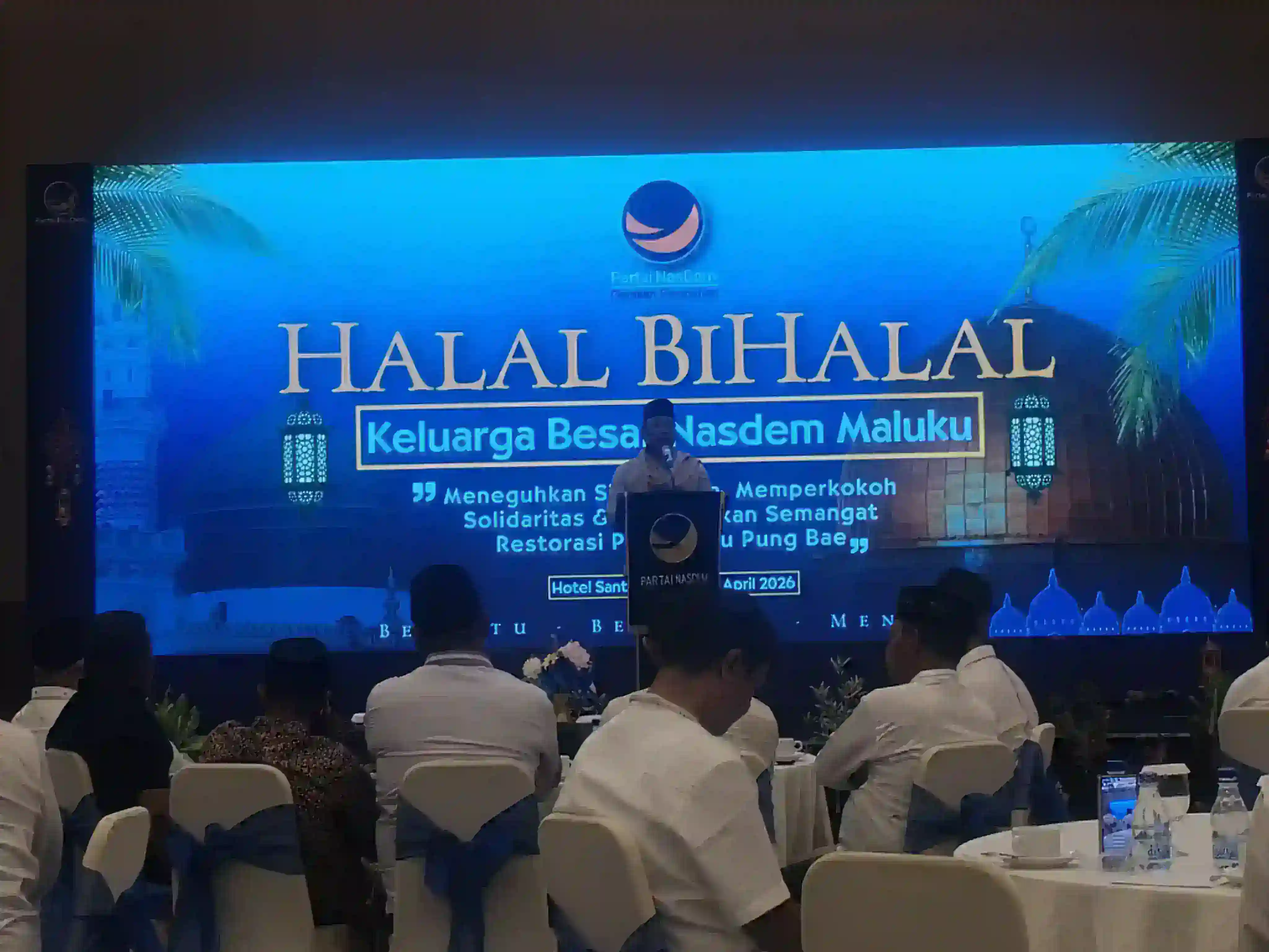 Abdullah Kelialuw: Halal Bihalal Momentum Perkokoh Soliditas Nasdem Maluku