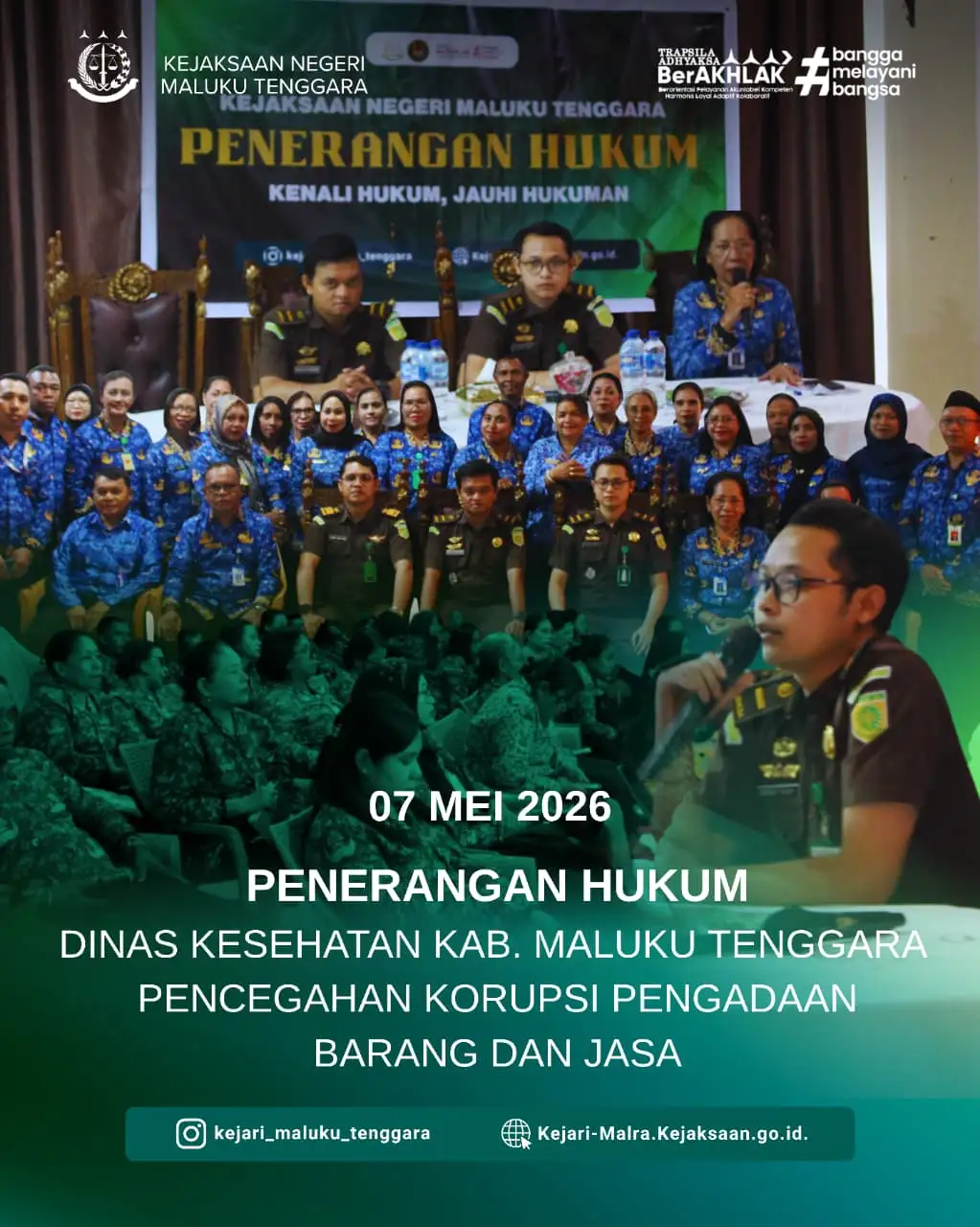 Kejari Malra Warning Dinkes: Pengadaan Barang dan Jasa Jadi Lahan Rawan Korupsi