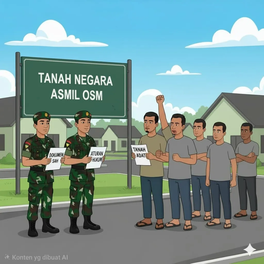 KLARIFIKASI KAPENDAM XV/PATTIMURA TERKAIT PEMBERITAAN STATUS LAHAN ASRAMA MILITER OSM