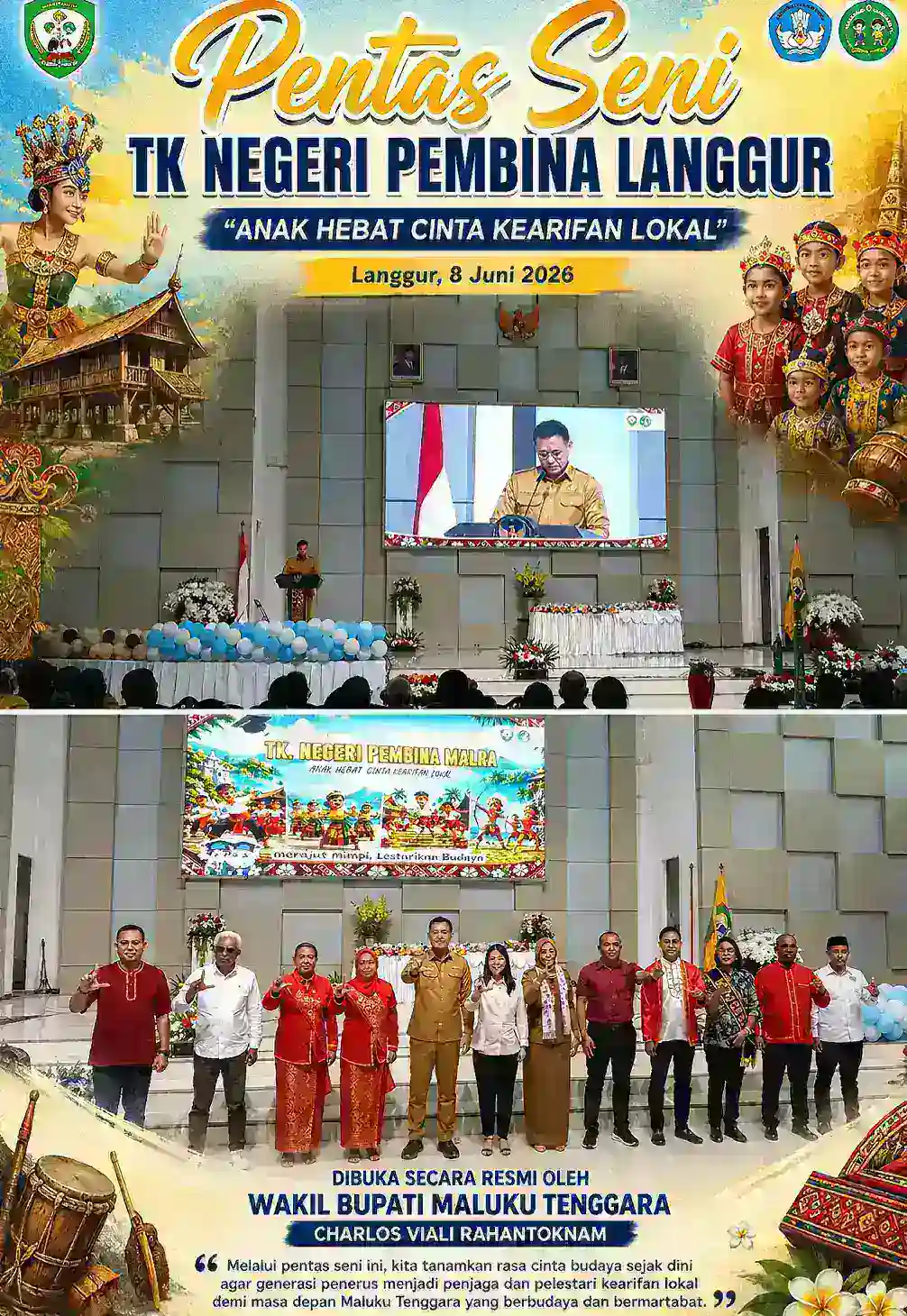 Anak Hebat Cinta Kearifan Lokal,Pemkab Malra Tegaskan Komitmen Jaga Identitas Daerah.
