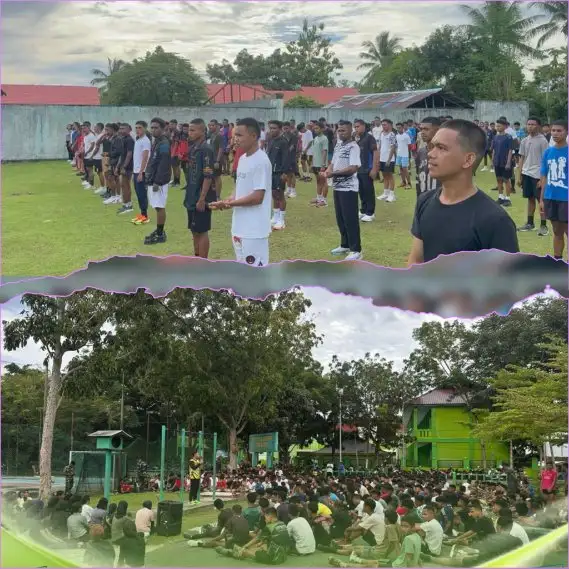 Ratusan Casis Padati Kodim 1503/Tual, Bimbel Gratis TNI AD Disambut Antusias