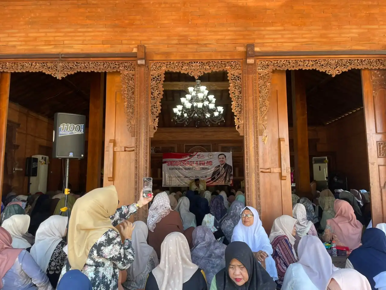 Gilang Dhielafararez Sosialisasikan Empat Pilar Kebangsaan di Rumah Aspirasi Sahabat Gilang Jepara