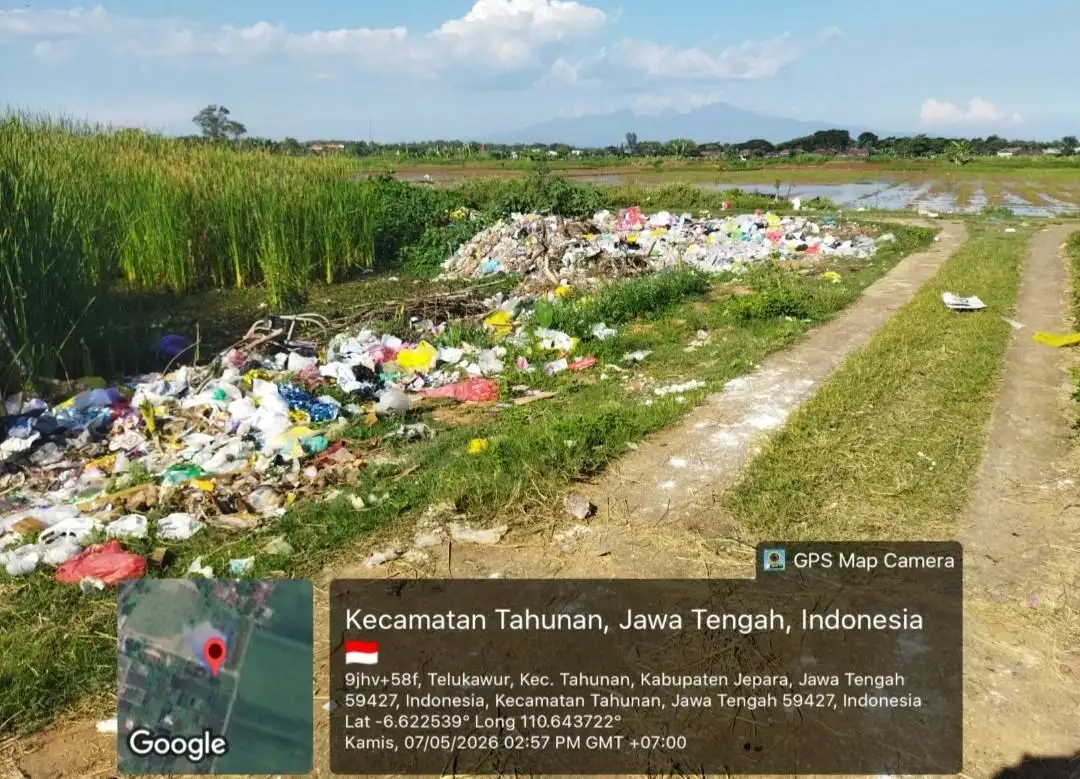 Publik Mempertanyakan Sampah di Desa Telukawur Jepara Tanggungjawab DLH atau Pemdes