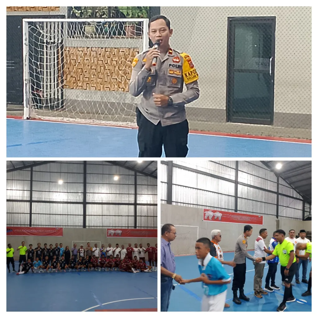 Kapolsek Dullah Selatan Tekankan Sportivitas dan Keamanan pada Pembukaan Christmas Cup II