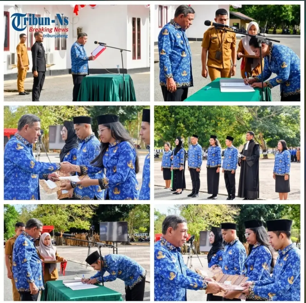 BUPATI MBD SERAHKAN 202 SK PNS FORMASI 2024: “JANGAN CARI MUKA, TAPI CARILAH PRESTASI”