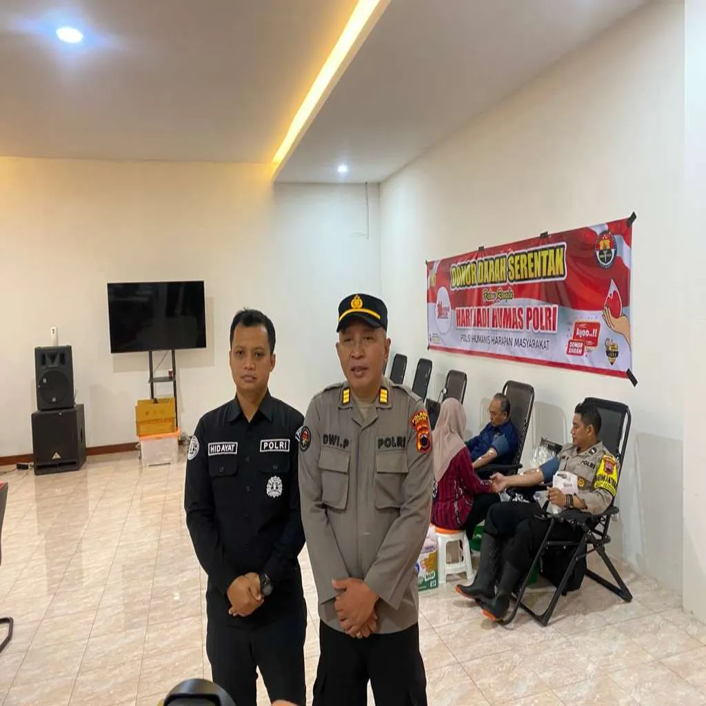 Rayakan HUT ke-74, Humas Polres Jepara Gelar Donor Darah sebagai Wujud Kepedulian Sosial