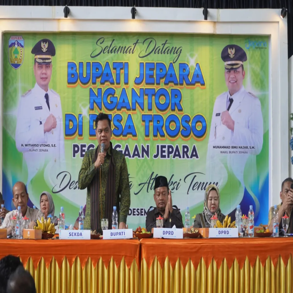 Bupati Jepara Ngantor di Troso, Wisata Dihidupkan Kembali serta Normalisasi Sungai