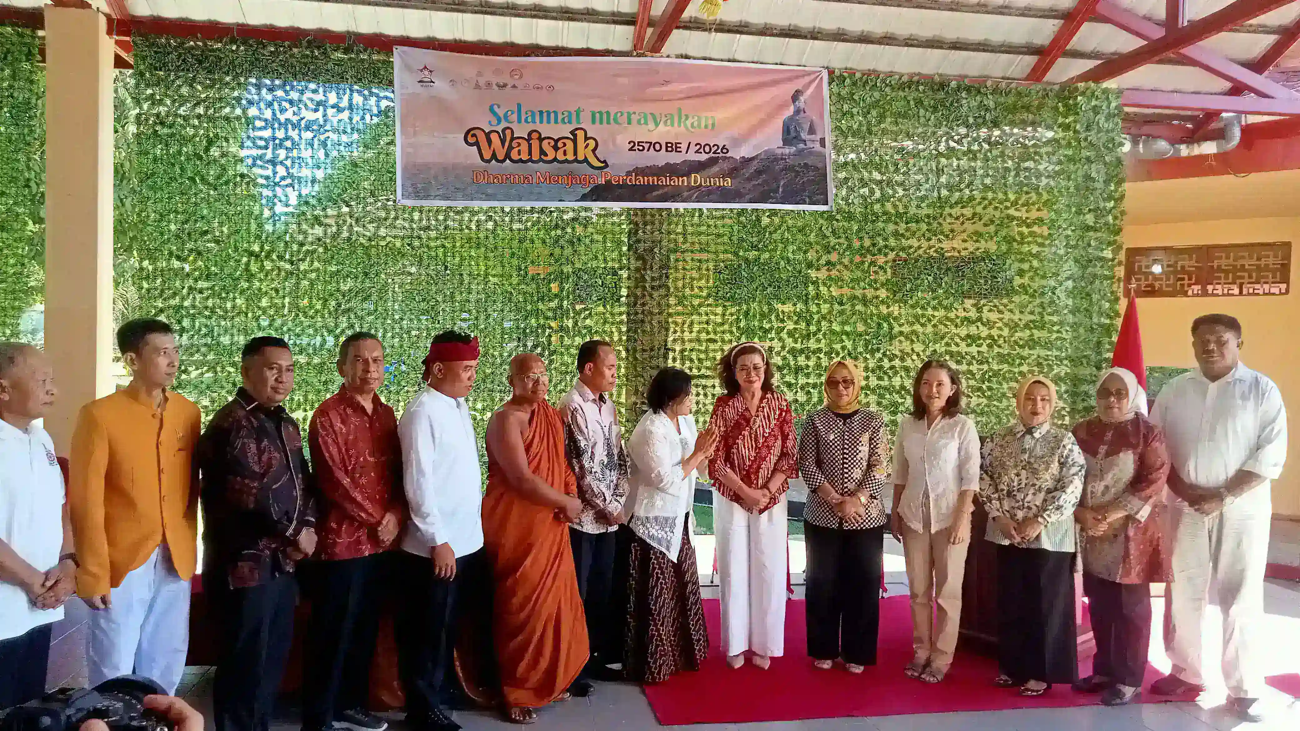 Wakil Walikota, Perayaan Waisak Bukti Toleransi Ambon di Peringkat Nasional