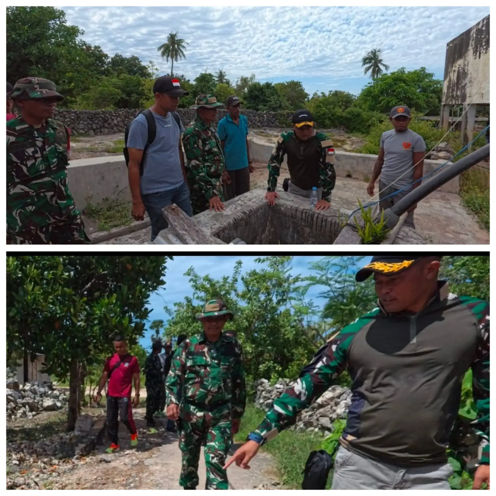 Dandim 1511/Pulau Moa Tinjau Lokasi TMMD ke-128, Pastikan Program Tepat Sasaran