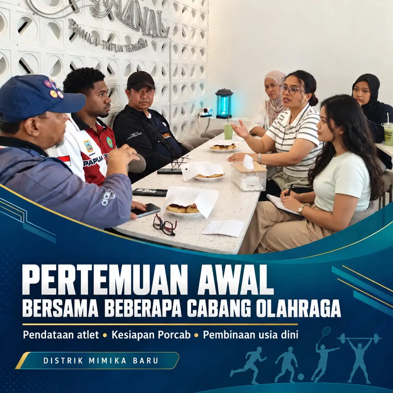 MIMIKA BARU MULAI BANGUN FONDASI OLAHRAGA, CABOR DIAJAK SATUKAN LANGKAH