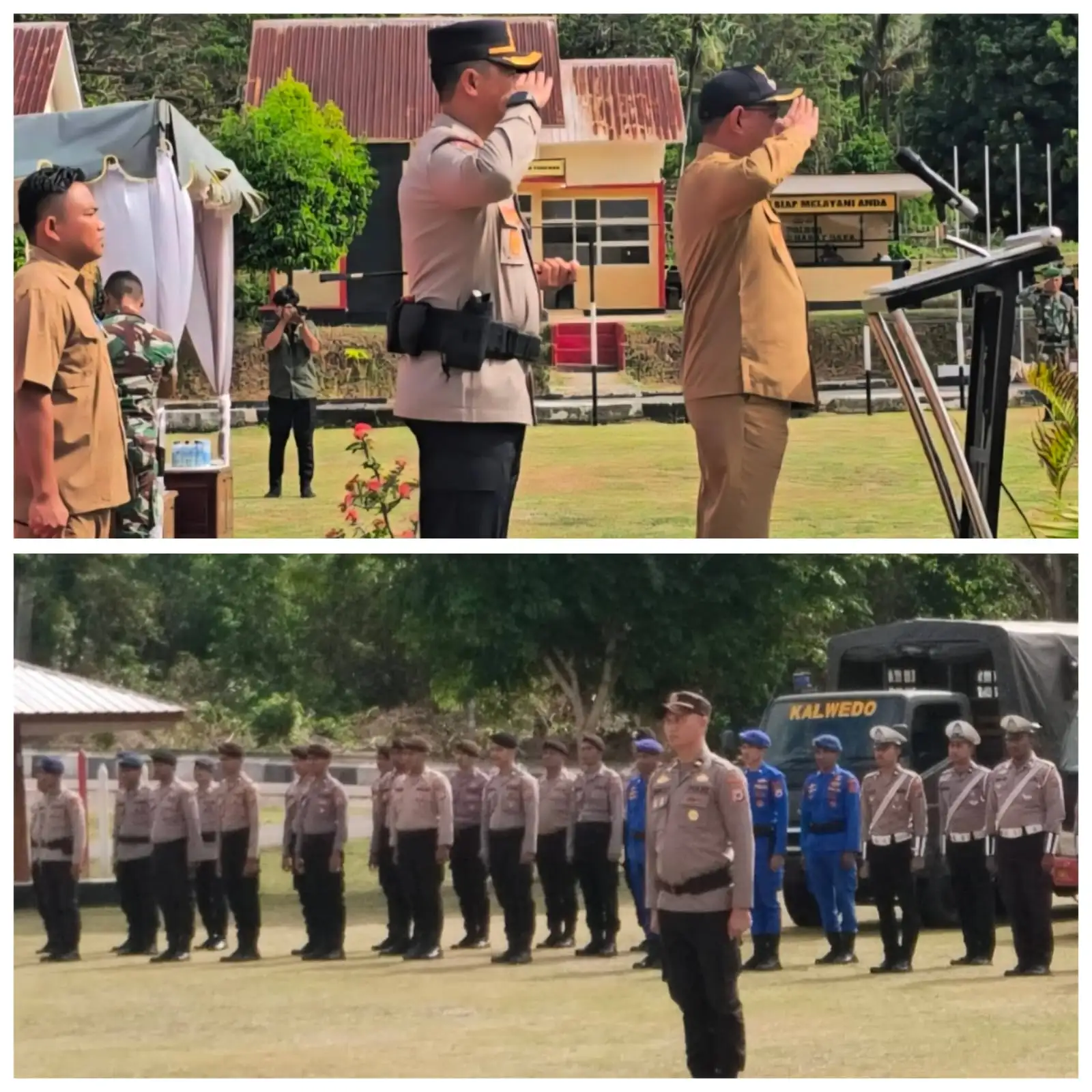 BUPATI MALUKU BARAT DAYA PIMPIN APEL GELAR PASUKAN OPERASI KETUPAT 2026, ENAM POS PENGAMANAN DISIAGAKAN DI KOTA TIAKUR