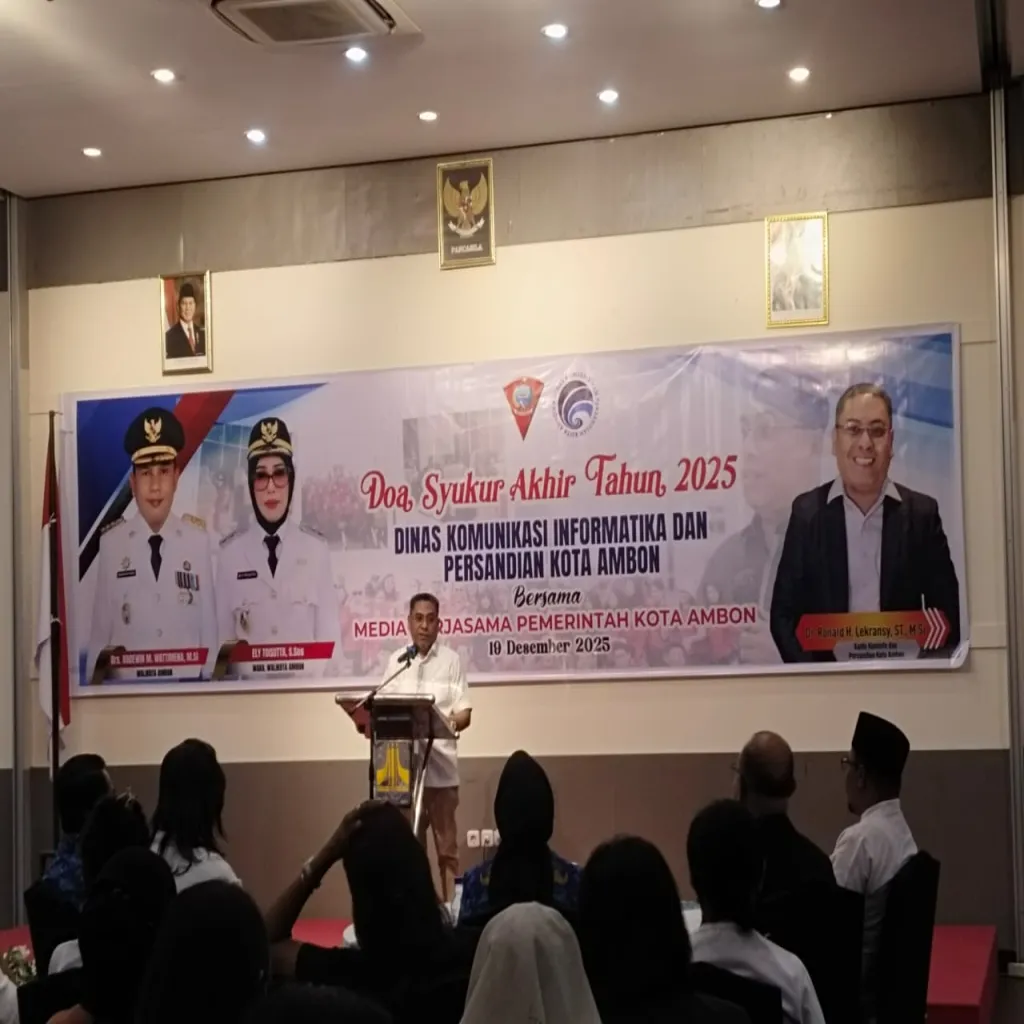 Doa Syukur Akhir Tahun Jadi Momentum Refleksi Kinerja Tahun 2025 Dan Penguatan Komitmen Dukung Pembangunan Dan Pelayanan Publik Di Kota Ambon