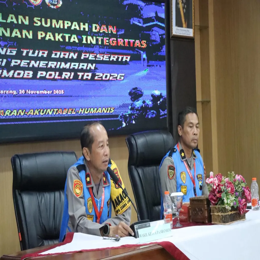 Polres Jepara Gelar Penandatanganan Pakta Intergritas Casis Brimob
