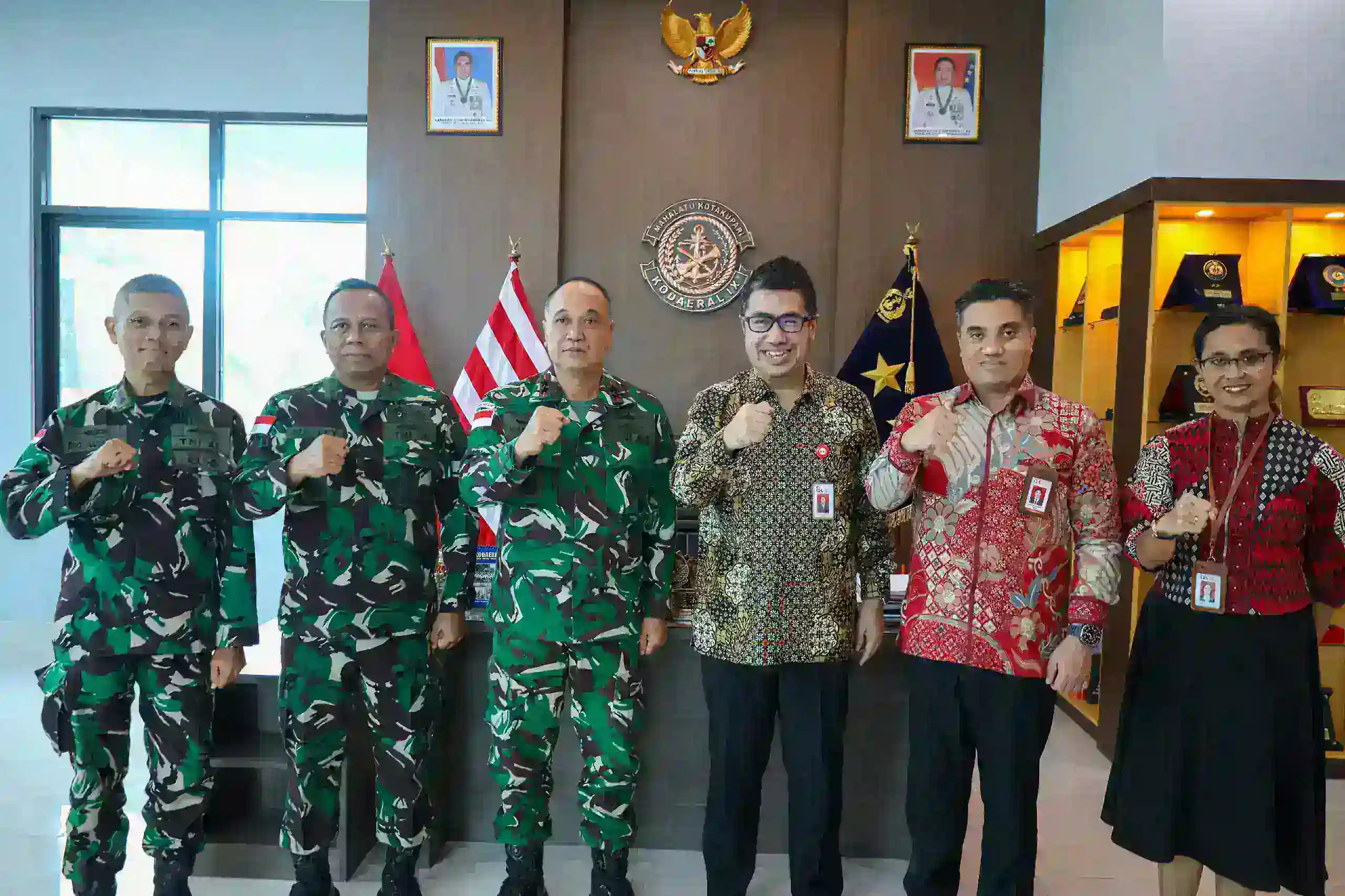 Kodaeral IX dan OJK Maluku Perkuat Sinergi Cegah Kejahatan Finansial Digital