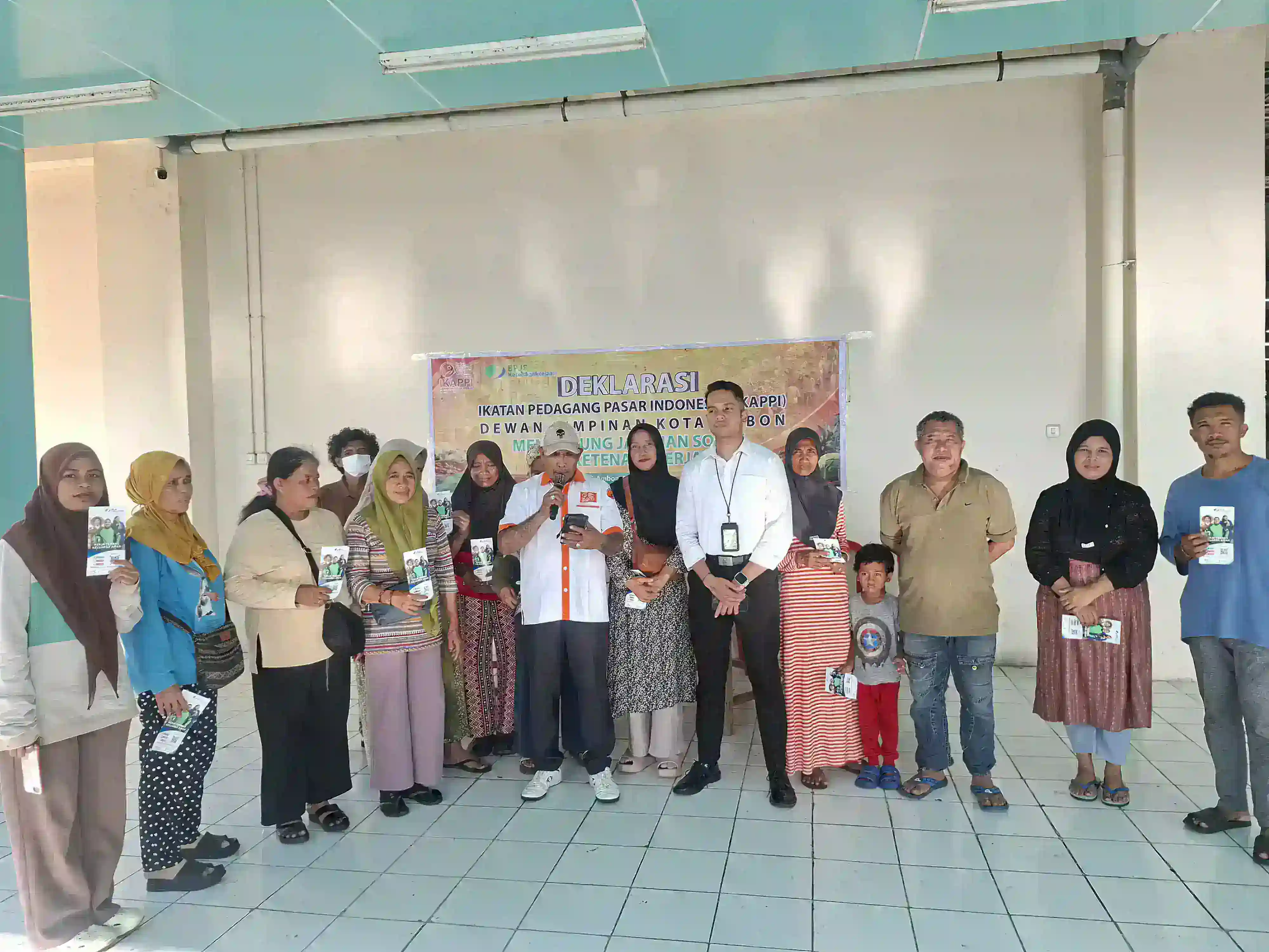 IKAPPI Ambon Deklarasi Dukungan BPJS Ketenagakerjaan, Ajak Pedagang Jadi Peserta Aktif dan Jaga Kamtibmas