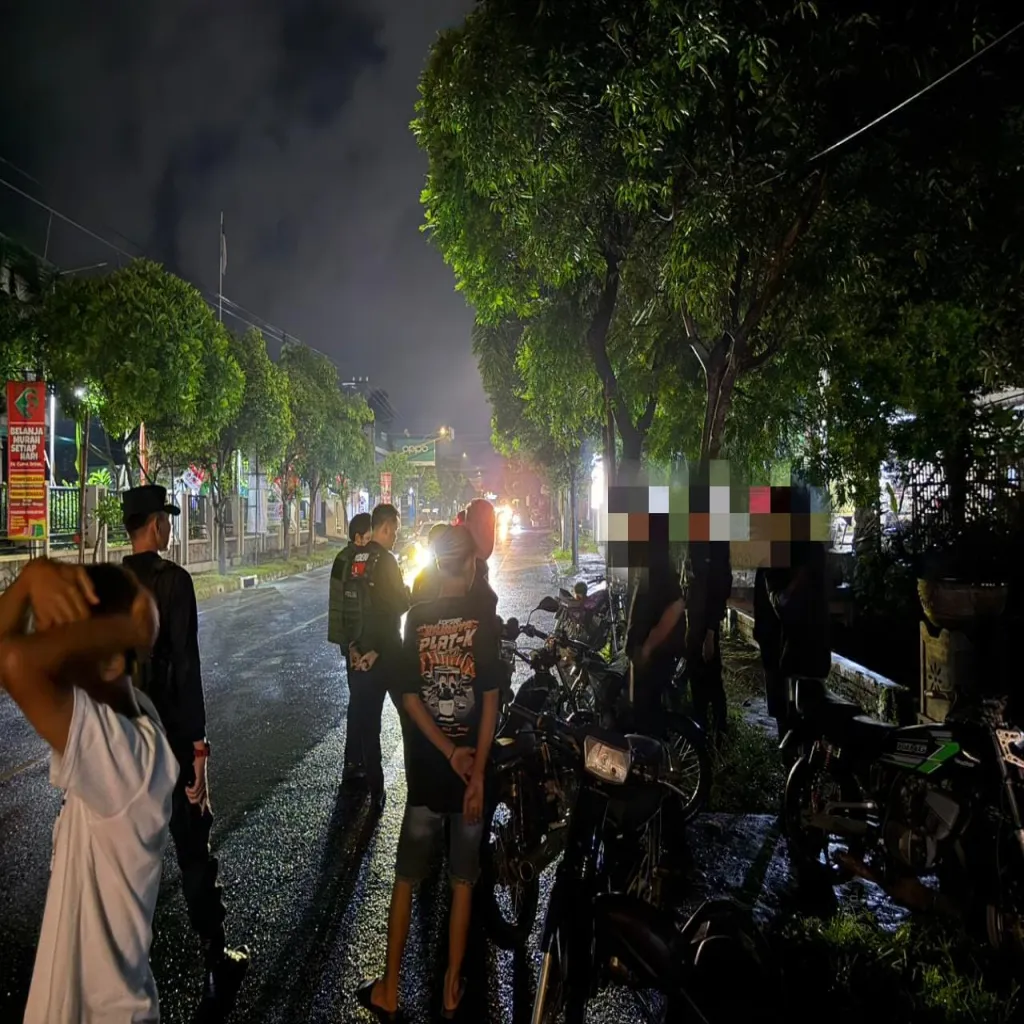 Tim Patroli Siraju Polres Jepara Amankan Sejumlah Motor Yang Terlibat Balap Liar di Tahunan