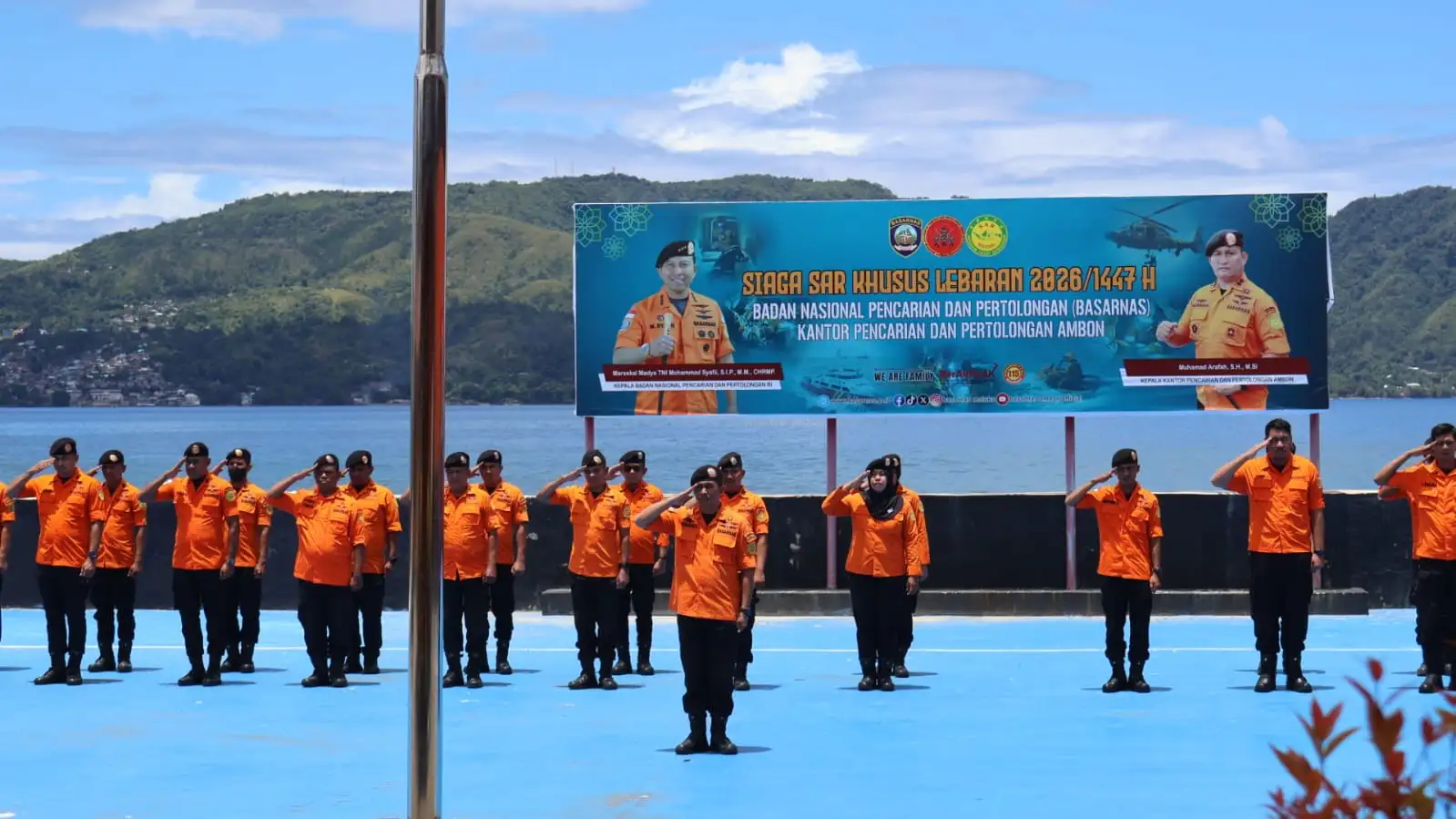 Apel Gelar Pasukan Penutupan Siaga SAR Khusus Lebaran Tahun 2026
