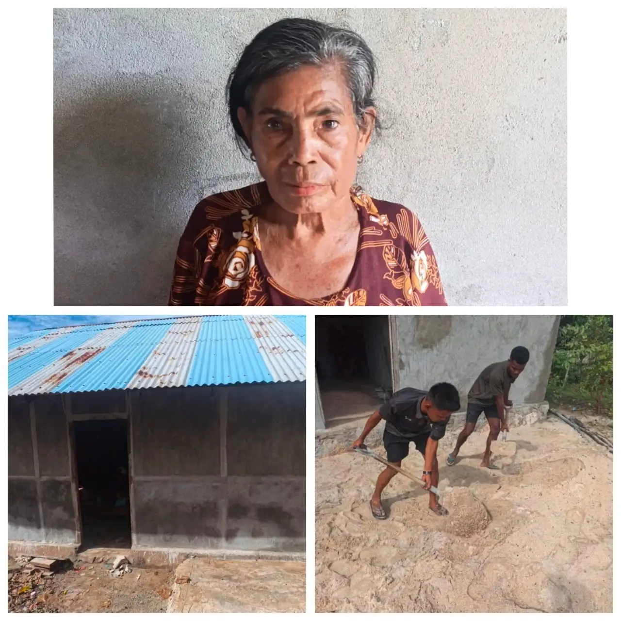 HARU DI DESA MOAIN: SENTUHAN TMMD KE-128 UBAH RUMAH RAPUH JADI TEMPAT BERLINDUNG YANG AMAN DAN LAYAK HUNI IBU NAOMI MEYKUDI.