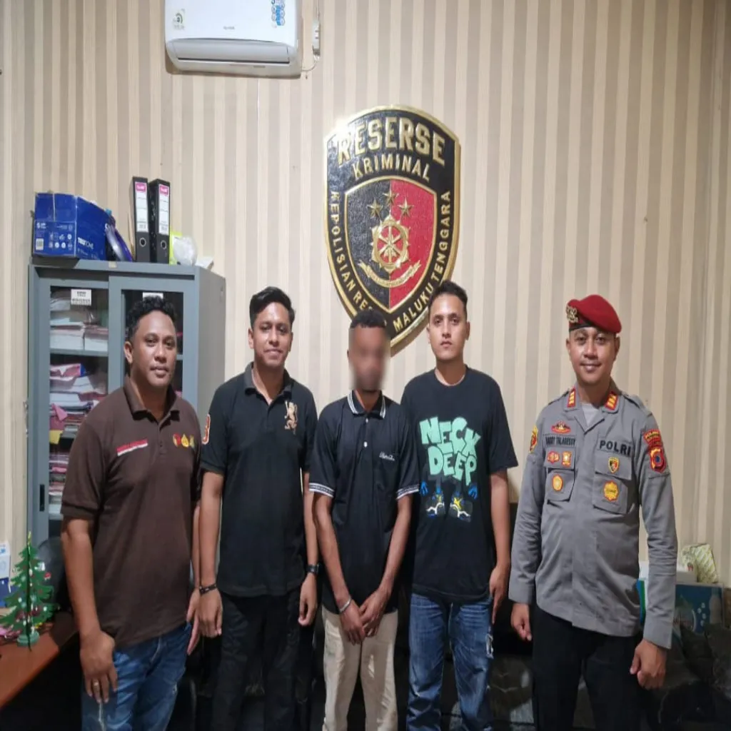 Gerak Cepat Polres Maluku Tenggara Bekuk Pelaku Pengancaman Bersajam.