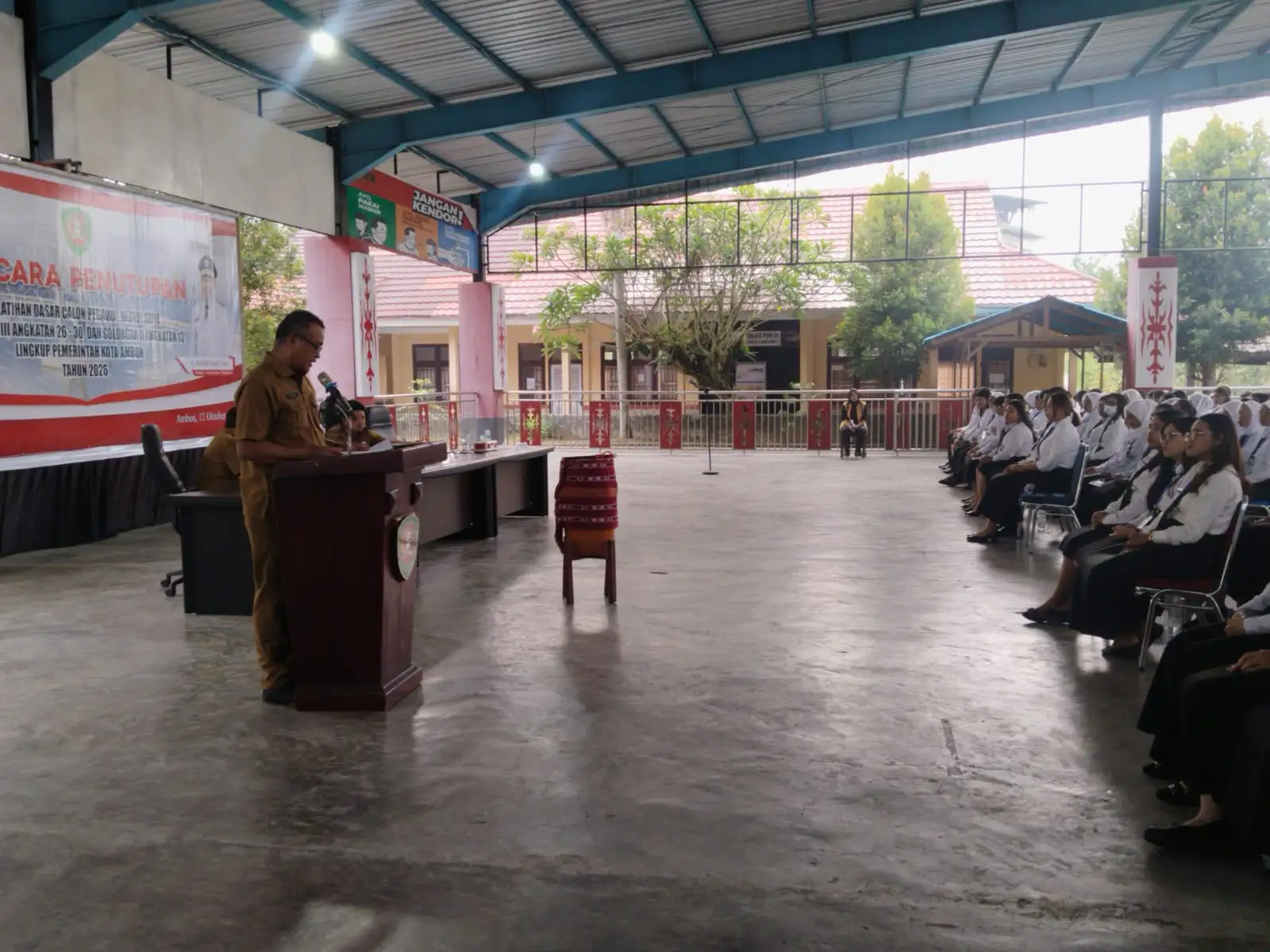 BKPSDM Kota Ambon Tutup Latsar CPNS: Melahirkan Agen Perubahan, Tegas Tolak Korupsi dan KKN