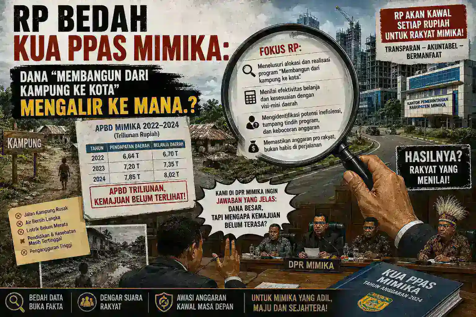 RP Bedah KUA-PPAS Mimika: Dana 