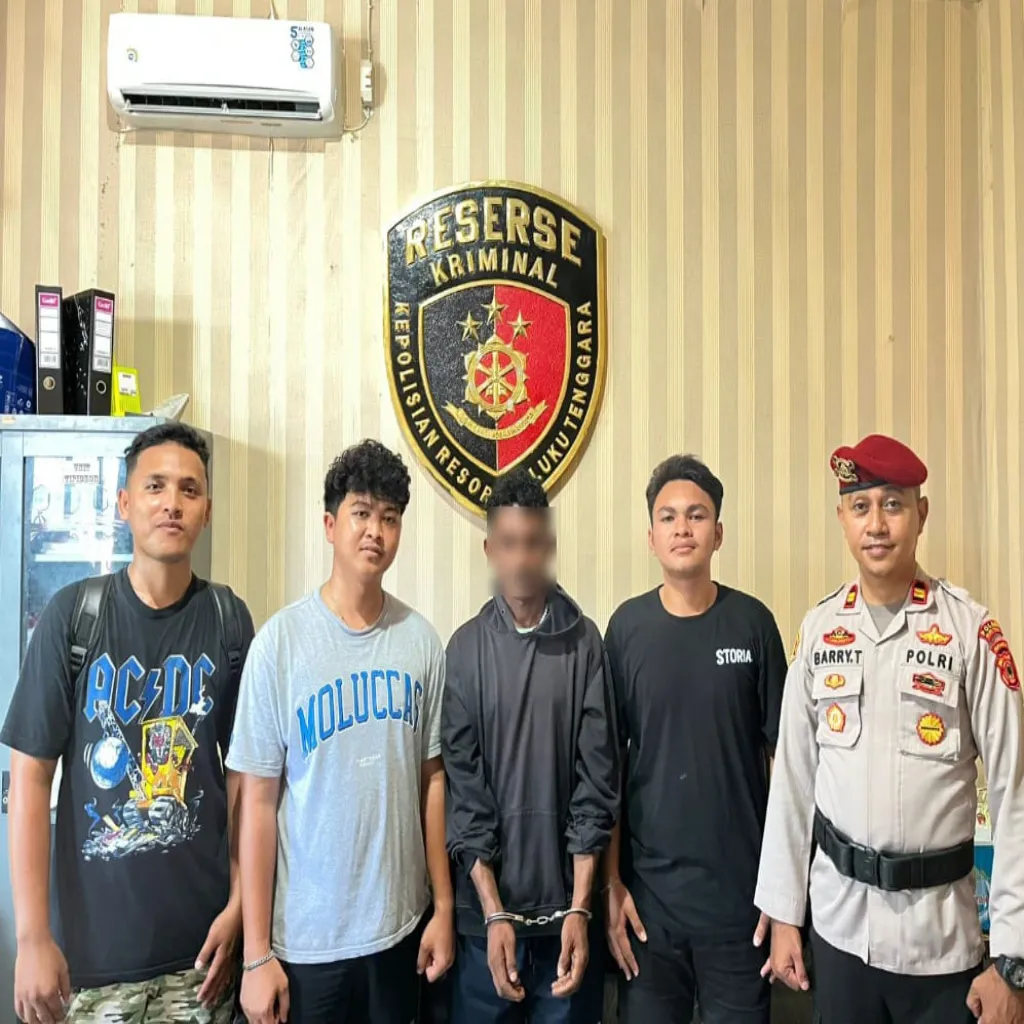 Satuan Bareskrim Polres Malra Berhasil Tangkap Pelaku Pornografi dan/atau Kesusilaan di Dobo.