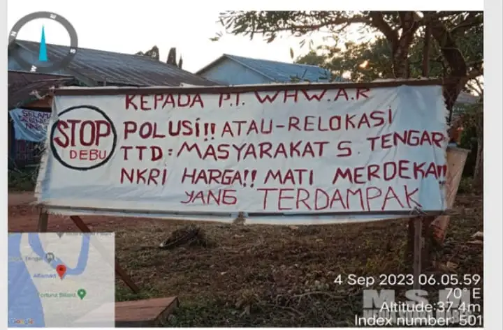 Mustakim ketua IWO I DPD Kabupaten Ketapang Minta kepada Dinas Lingkungan Hidup dan Kehutanan Provinsi Kalimantan Segera Umumkan besaran sanksi yang akan di banyarkan PT. WHW Kepada Negara
