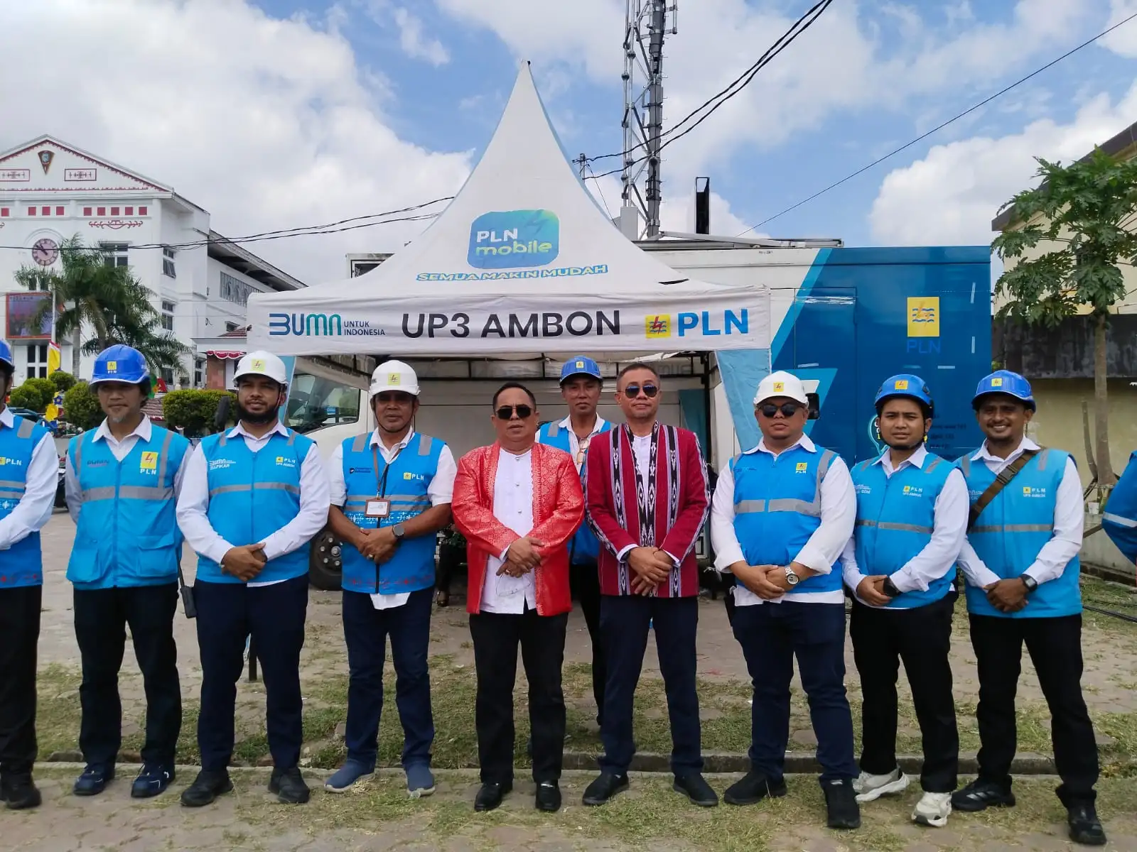 HUT ke-451 Kota Ambon: PLN UP3 Ambon Siagakan UPS 250 KVA dan Tim BKO, Jamin Pasokan Listrik Aman dan Andal
