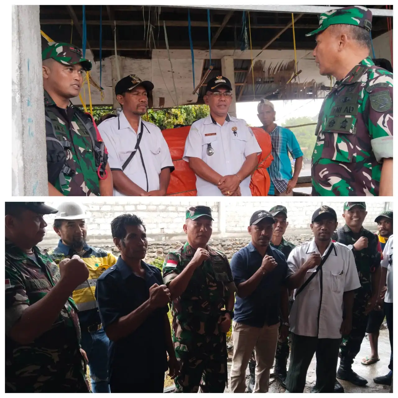 DANREM 151/BINAIYA TINJAU PEMBANGUNAN KOPERASI MERAH PUTIH DI WETAR, TARGETKAN RAMPUNG 100 PERSEN DALAM SATU SETENGAH BULAN