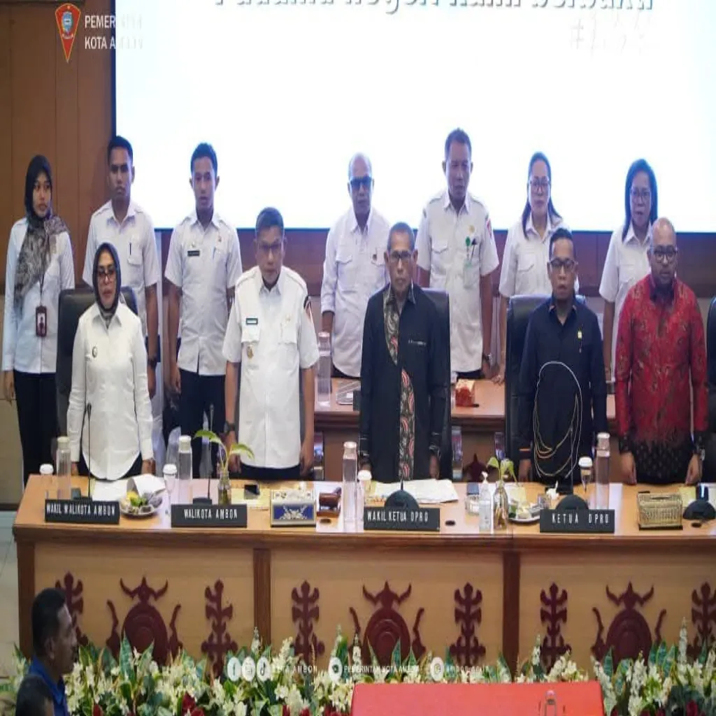 Pemkot Dan DPRD Kota Ambon Sepakati KUA-PPAS APBD Tahun 2026