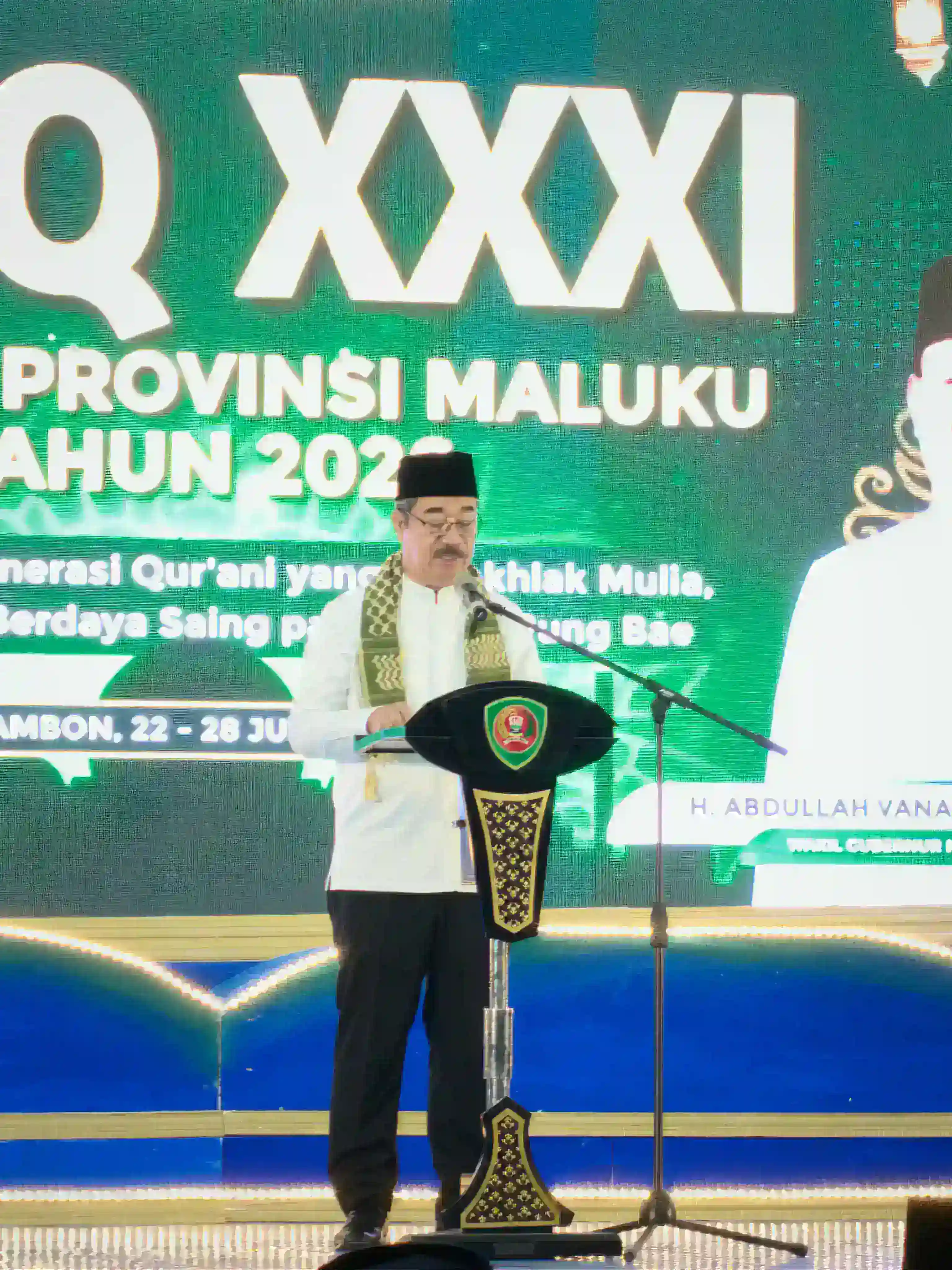 Gubernur Maluku Buka MTQ XXXI Tingkat Provinsi, Dorong Lahirnya Generasi Qur'ani Berakhlak dan Berdaya Saing
