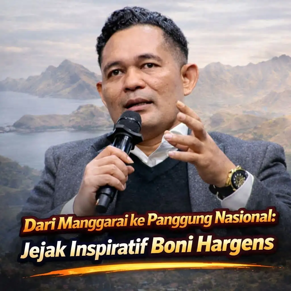 Dari Manggarai ke Panggung Nasional: Jejak Inspiratif Boni Hargens