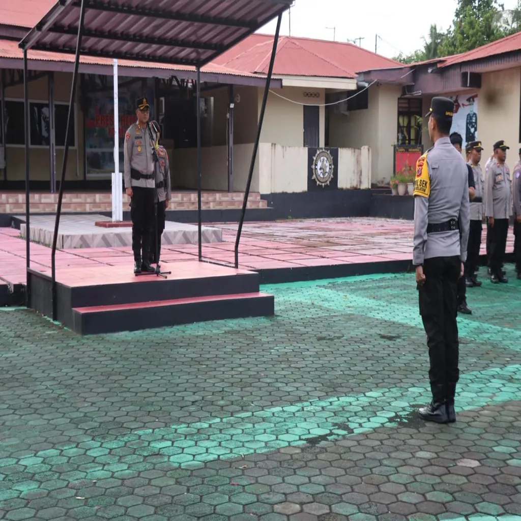 Apel Gabungan TNI–Polri dan Pemkot Tual, Polres Siaga Amankan Malam Tahun Baru 2026