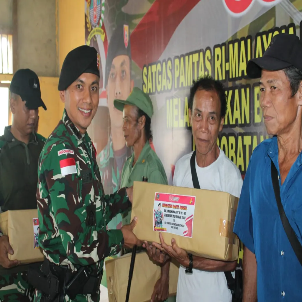 Sentuhan TNI di Perbatasan.