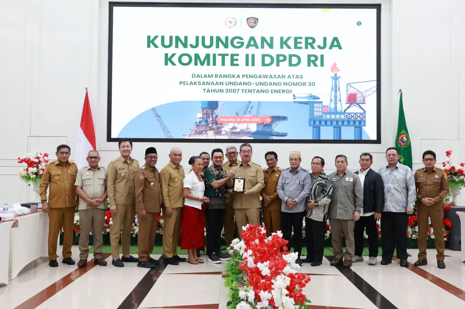 Gubernur Maluku Apresiasi Kunker Komite II DPD RI, Perkuat Pengawasan Energi dan Dorong Proyek Strategis Blok Masela