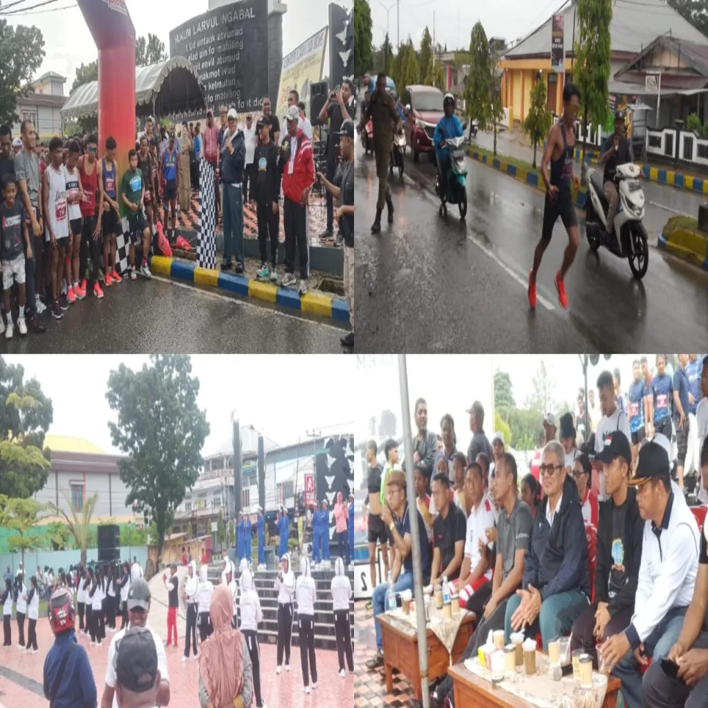 Bupati Maluku Tenggara Lepas Ratusan Peserta Lomba Lari 10 Kilometer