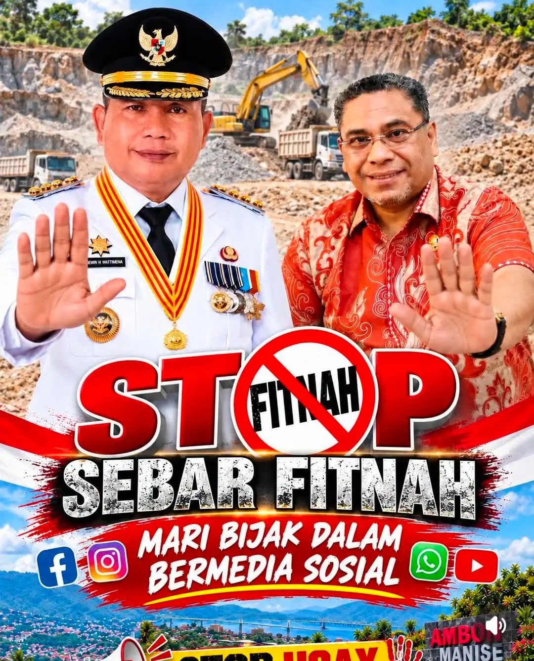 Flyer yang Kaitkan Nama Wali Kota dengan Persoalan BTN Poka Salah Alamat
