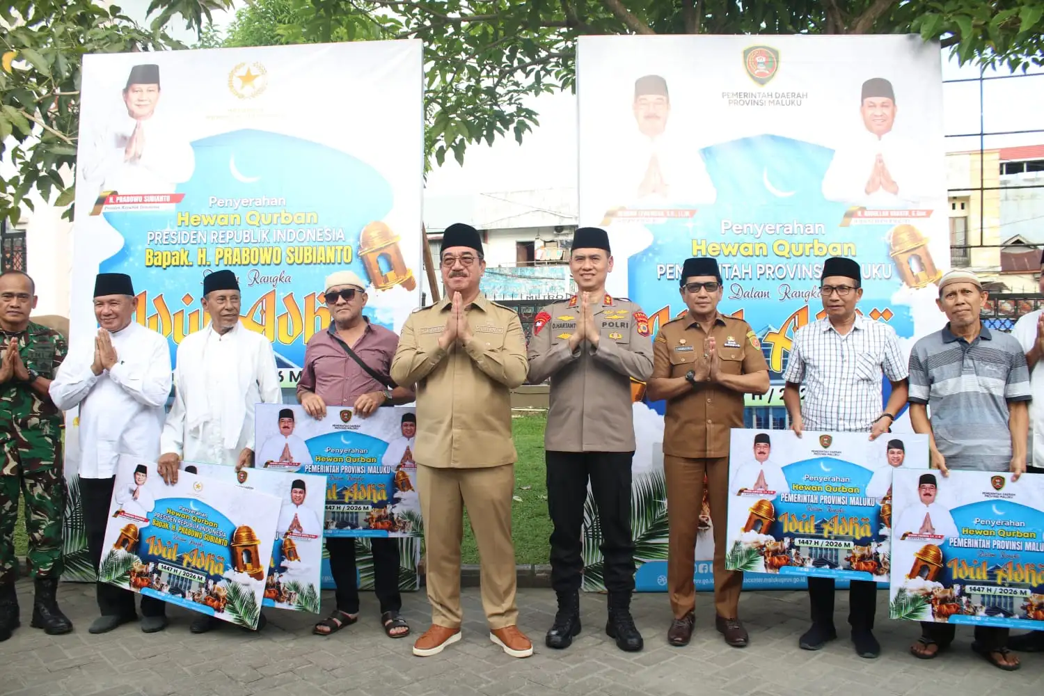 Idul Adha 1447 H: Pemprov Maluku & Presiden Salurkan 143 Hewan Kurban, Didistribusikan ke 11 Kab/Kota