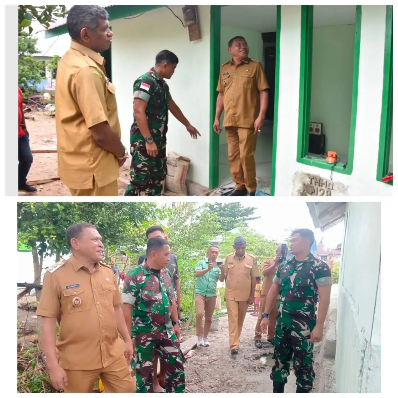 WABUP MBD TURUN LANGSUNG KE LOKASI TMMD KE-128 DI DESA MOAIN, PASTIKAN PEMBANGUNAN HAMPIR RAMPUNG DAN TEPAT SASARAN
