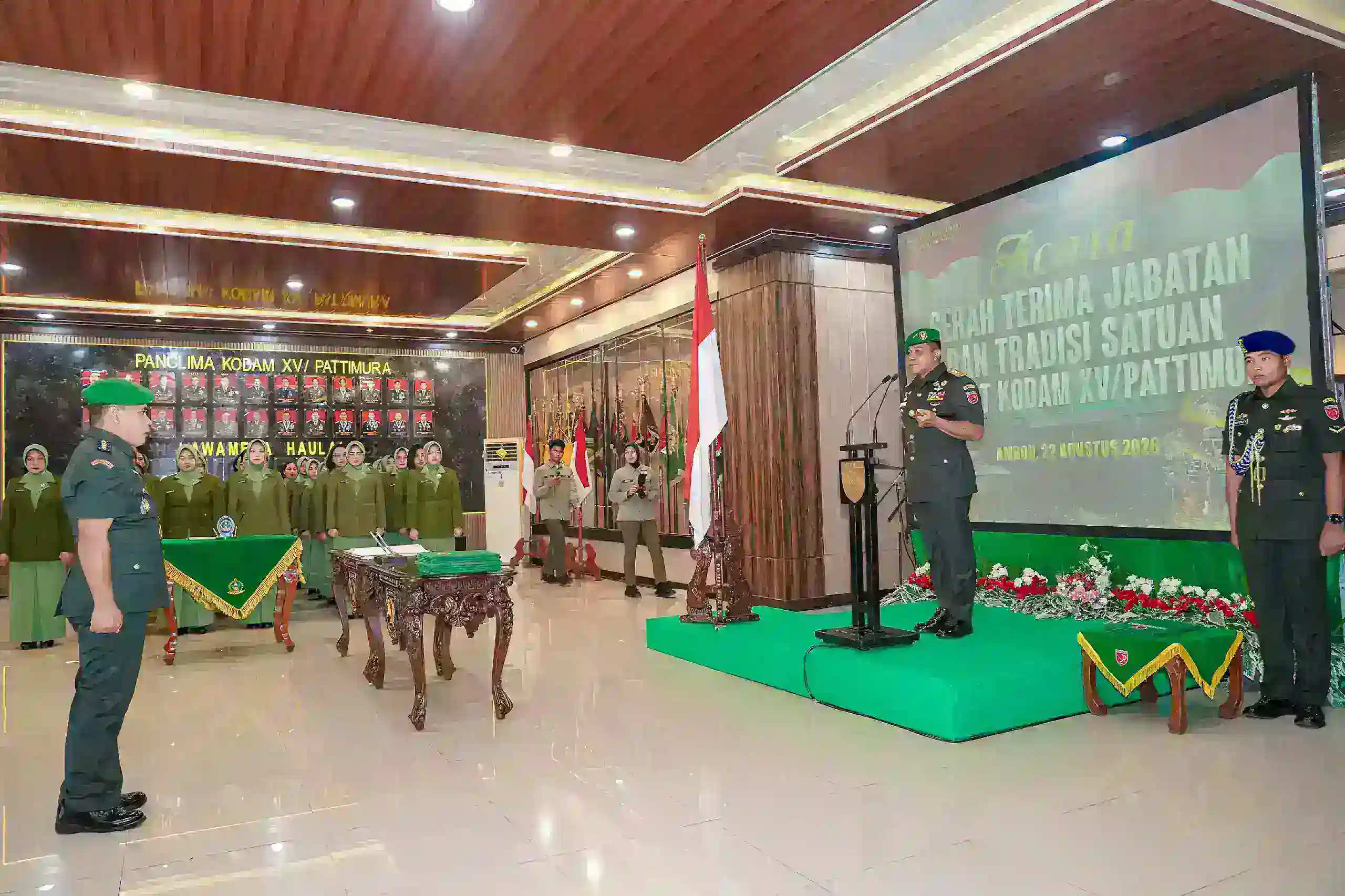 Pangdam XV/Pattimura Pimpin Pergantian Pejabat Kodam, Tekankan Semangat dan Tanggung Jawab